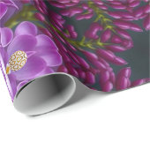 Plumb Petal Romantische Middag Cadeaupapier (Rol Hoek)