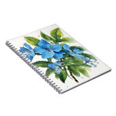 Plumbago Auriculata - Watercolor flowers Notitieboek (Rechterzijde)