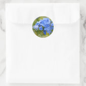 Plumbago - Blue Summer Flowers Afbeelding Ronde Sticker (Tas)