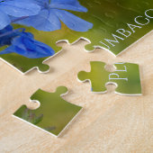 Plumbago - Blue Summer Flowers Floral Photography Legpuzzel (Zijkant)