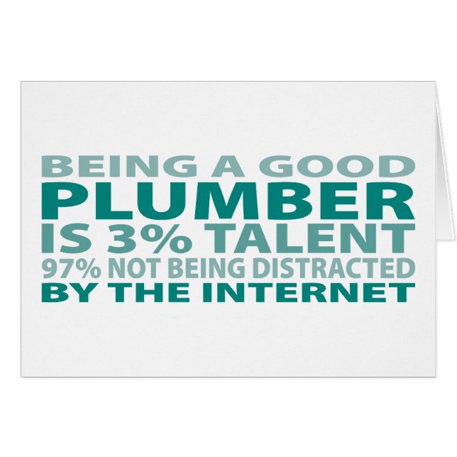 Plumber 3% Talent (Voorkant Horizontaal)