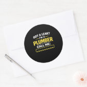 Plumber Advertising Sticker (Envelop)