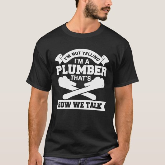 Plumber Apparel Plumbing Pipefitter for Men T-shirt (Voorkant)