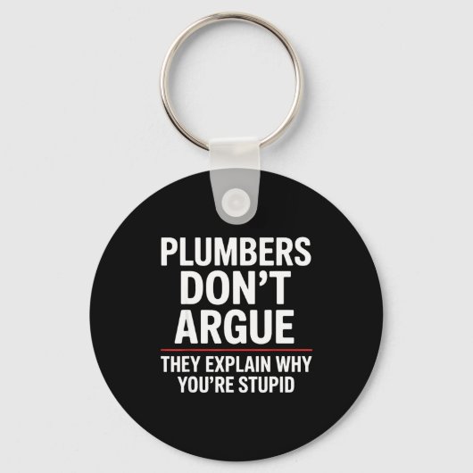 Plumber Art For Men Women Plumbing Pefitter Plumbe Sleutelhanger (Voorkant)