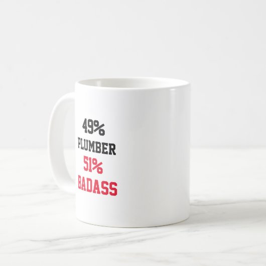 Plumber Badass Koffiemok (Voorkant links)