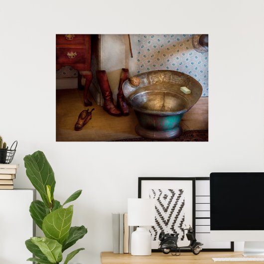 Plumber - Bath Day Poster (Thuiskantoor)