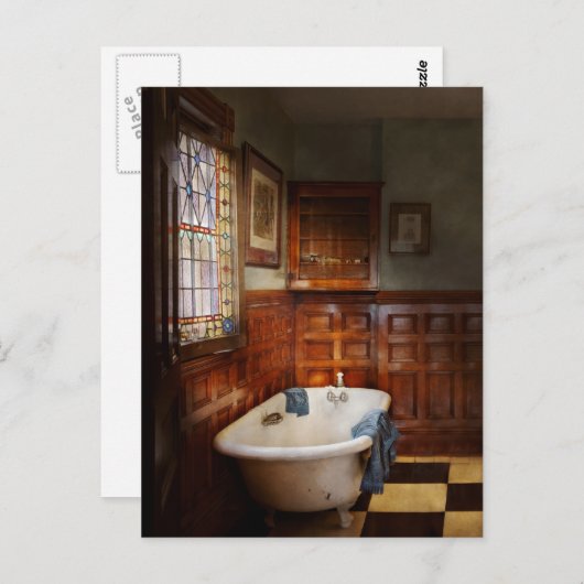 Plumber - Bath Time Briefkaart (Voorkant / Achterkant)