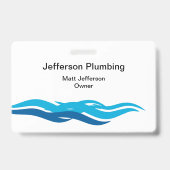 Plumber Business Badges (Back)
