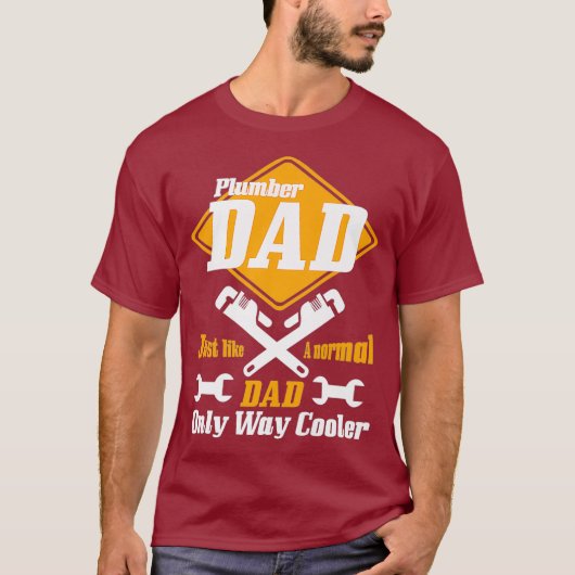 Plumber Dad Day Premium T-shirt (Voorkant)