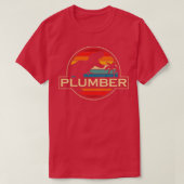 Plumber Dinosaur T-shirt (Design voorkant)
