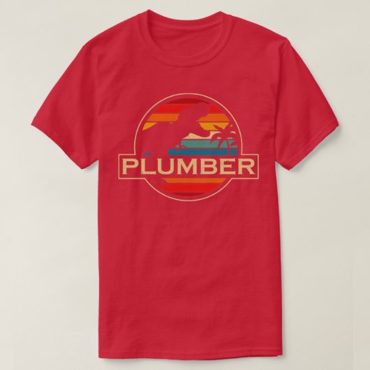 Plumber Dinosaur T-shirt (Design voorkant)