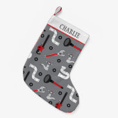 Plumber DIYer and Handyman Kleine Kerstsok (Voorkant (Hangend))