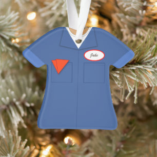 Plumber Electrice Mechanic Workshirt Professay Ornament