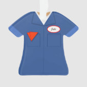 Plumber Electrice Mechanic Workshirt Professay Ornament (voorkant)