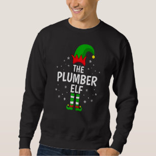 Plumber Elf Xmas Matching Family Funny Christm Trui