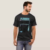 Plumber For Men Women Pipefitter Pipe Plumber 2 T-shirt (Voorkant volledig)