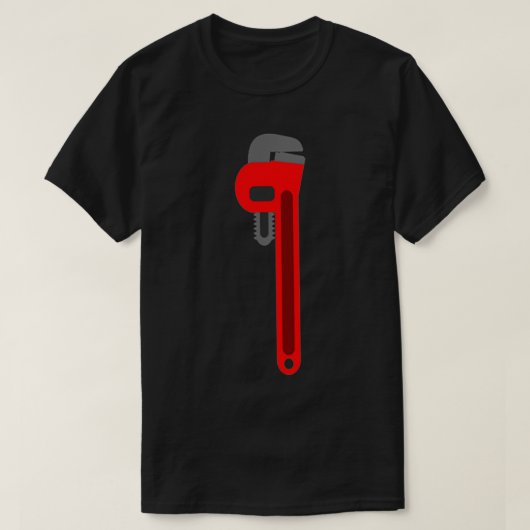 Plumber-gereedschapsgeschenk, Pipefitter Pipe-snoe T-shirt (Design voorkant)