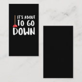 Plumber Gift Idee-ambachtslieden Joke Plunger Visitekaartje (Voorkant / Achterkant)