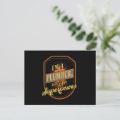 Plumber Gifts Briefkaart (Staand voorkant)