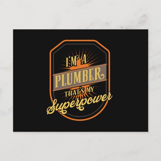Plumber Gifts Briefkaart (Voorkant)
