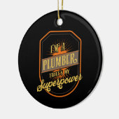 Plumber Gifts Keramisch Ornament (Links)