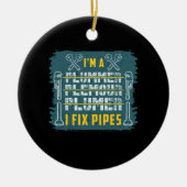 Plumber Gifts Keramisch Ornament (Voorkant)