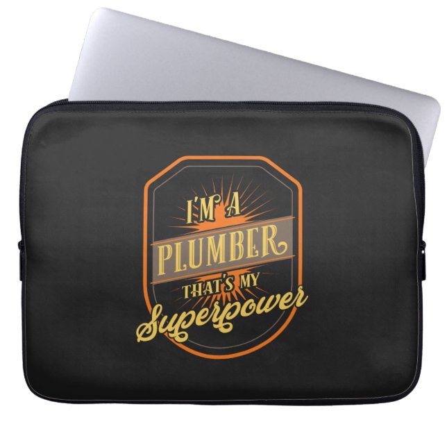 Plumber Gifts Laptop Sleeve (Voorkant)