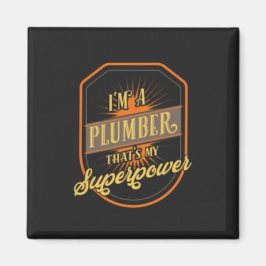 Plumber Gifts Magneet (Voorkant)