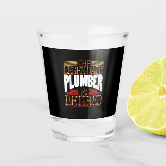 Plumber Gifts Shot Glas (Voorkant)