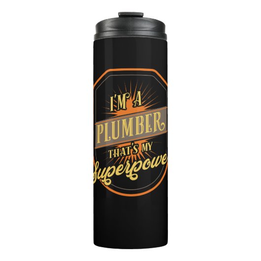 Plumber Gifts Thermosbeker (Voorkant)
