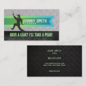 Plumber Graphic Design Visitekaartjes (Voorkant / Achterkant)