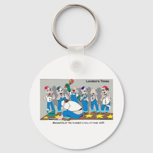 Plumber Hall of Fame Funny Gifts T - shirts Collec Sleutelhanger (Voorkant)