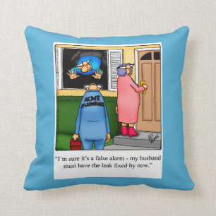 Plumber Humor Pillow Cft Kussen