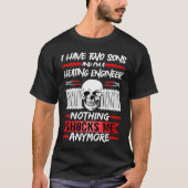 Plumber I Have Two Sons And I'm A Heating Engineer T-shirt (Voorkant)