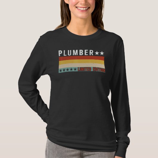 Plumber Job Title Profession Worker Appreciation I T-shirt (Voorkant)