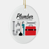 Plumber Keramisch Ornament (Rechts)