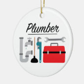Plumber Keramisch Ornament (Links)