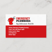 Plumber - Lokale hulpleidingen Visitekaartje (Achterkant)