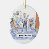 Plumber - mannelijk keramisch ornament (Rechts)