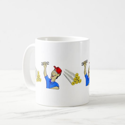 Plumber-Mok Koffiemok (Voorkant links)