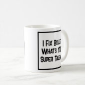 Plumber of Heating Engineer Super Talent. Koffiemok (Voorkant rechts)