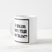 Plumber of Heating Engineer Super Talent. Koffiemok (Voorkant links)