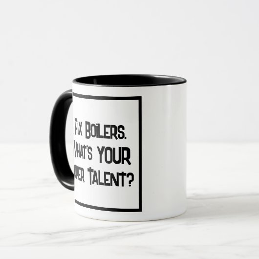 Plumber of Heating Engineer Super Talent. Twee Ton Mok (Voorkant links)