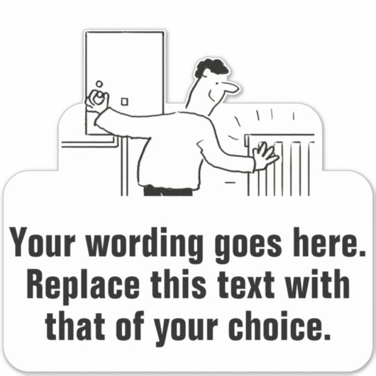 Plumber of Heving Engineer Sticker (Voorkant)