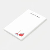 Plumber om lijst te doen post-it® notes (Schuin)