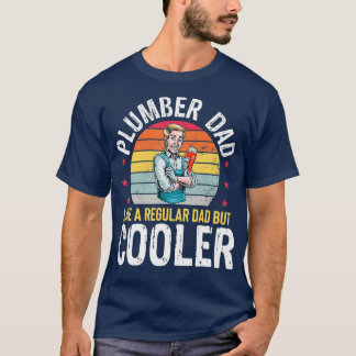 Plumber-pap, maar koeler-stekelpater t-shirt