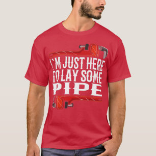 Plumber Pipelayer Loodleiding T-shirt