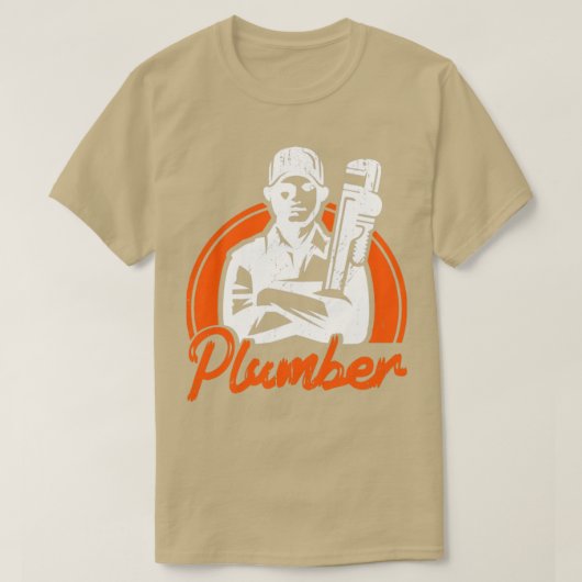Plumber  Plumber1 T-shirt (Design voorkant)