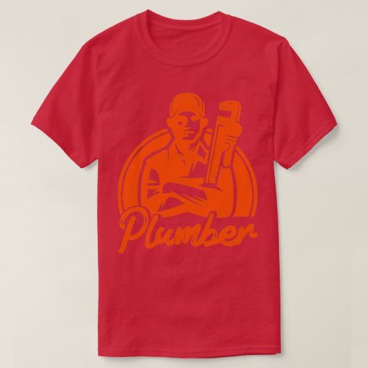 Plumber Plumber T-shirt (Design voorkant)