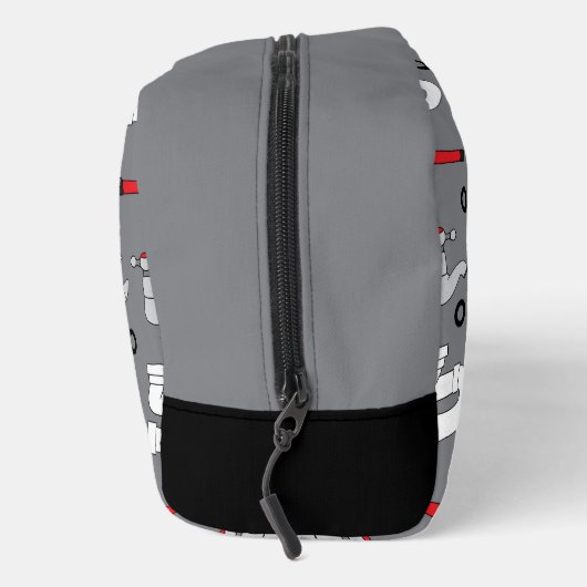 Plumber Plumbing Pattern Monogram Personalised Toilettasje (Rechts)